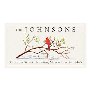 Winter Friend - Panoramic Return Address Labels