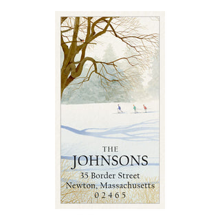 Cross Country - Panoramic Return Address Labels