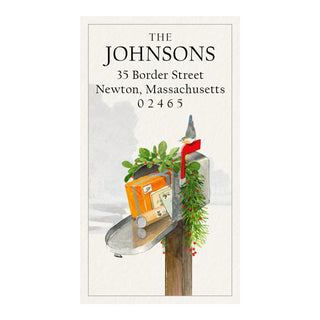 Holiday Delivered - Panoramic Return Address Labels