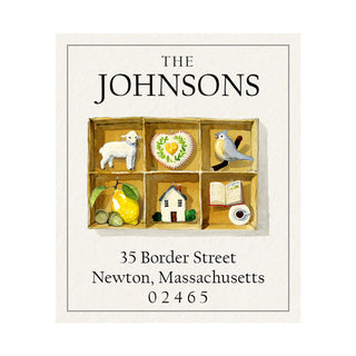 Vintage Ornaments - Return Address Labels