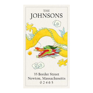 Dragon Dance - Panoramic Return Address Labels
