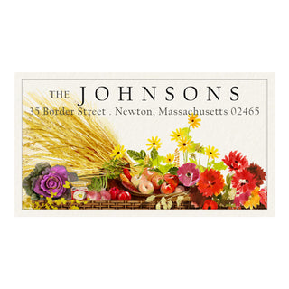 Cornucopia - Panoramic Return Address Labels