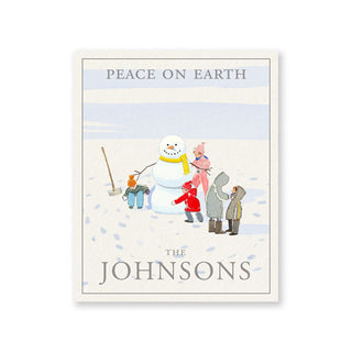 Jolly Snowman - Word Play Labels