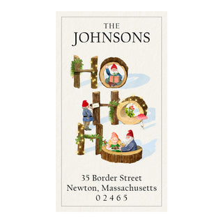 Ho Ho Ho - Panoramic Return Address Labels