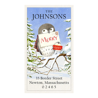 Twice the Merry - Panoramic Return Address Labels