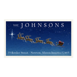 Santa Sighting - Panoramic Return Address Labels