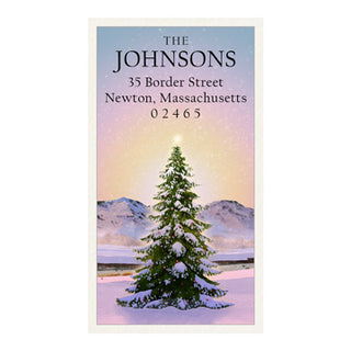 Rosy Glow - Panoramic Return Address Labels