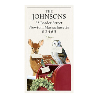 Holiday Post - Panoramic Return Address Labels