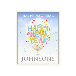 New Year Balloon - Word Play Labels