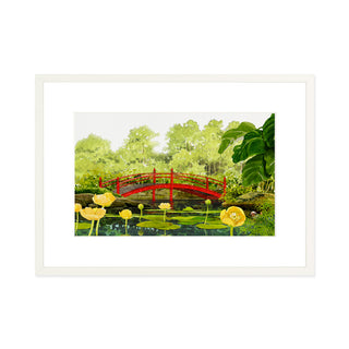 Red Bridge - Art Print