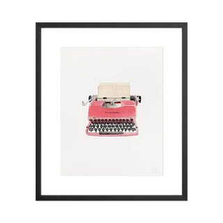 Retro Typewriter - Art Print