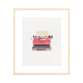 Retro Typewriter - Art Print