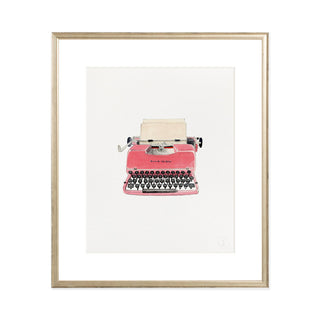 Retro Typewriter - Art Print