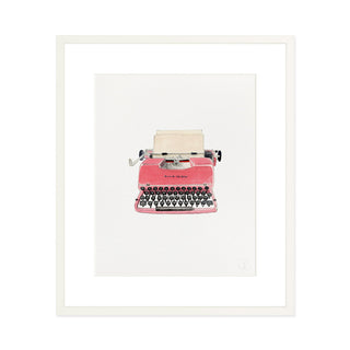 Retro Typewriter - Art Print