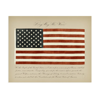 Long May She Wave - Horizontal - Art Print