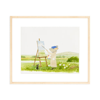 Plein Air Artist - Art Print