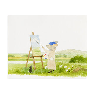 Plein Air Artist - Art Print