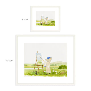 Plein Air Artist - Art Print