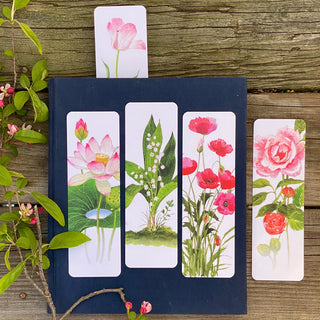 Pink Posies - Bookmarks