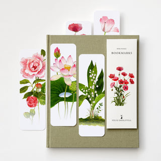 Pink Posies - Bookmarks