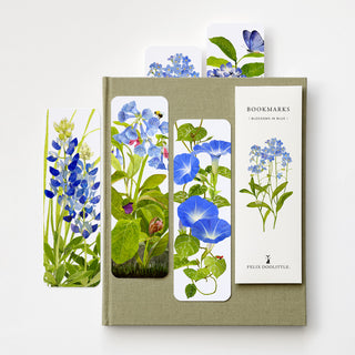 Blossoms in Blue - Bookmarks