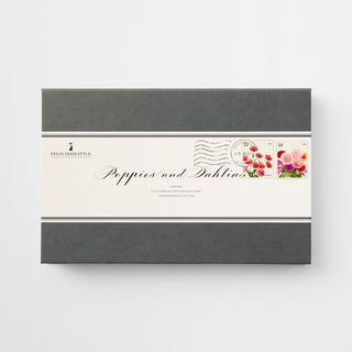 Poppies and Dahlias - Desk Box Couplet
