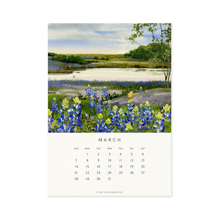 2027 Desk Calendar - Drawn to Nature
