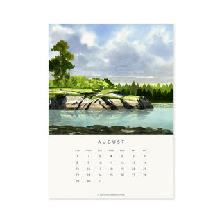 2027 Desk Calendar - Drawn to Nature