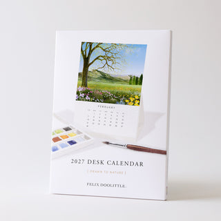 2027 Desk Calendar - Drawn to Nature