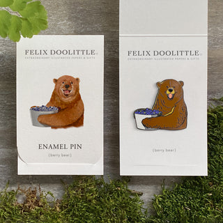 Berry Bear - Enamel Pin