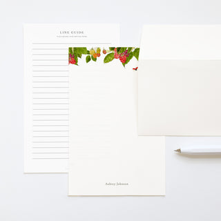 Raspberry Garland - Letter Writing Paper