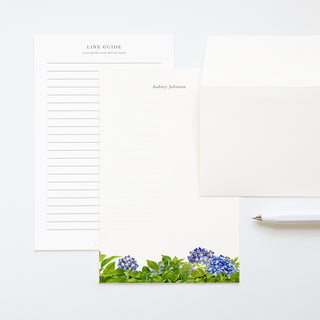 Garden Hydrangeas - Letter Writing Paper