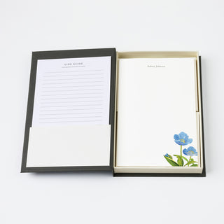 Blue Poppies - Letter Writing Paper