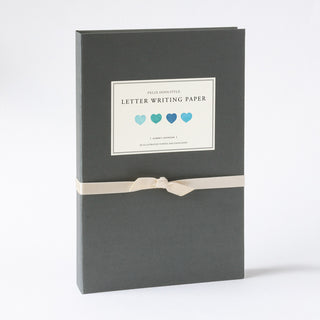 Blue Hearts - Letter Writing Paper