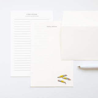Yellow Pencils - Letter Writing Paper