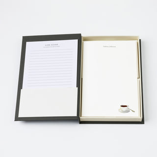 Black Coffee - Letter Writing Paper