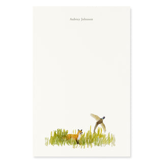 Fox and Pheasant - Letter Writing Paper