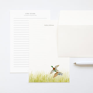 Mallards in Flight - Letter Writing Paper