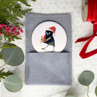 Gifted Snowman - Pocket Mirror