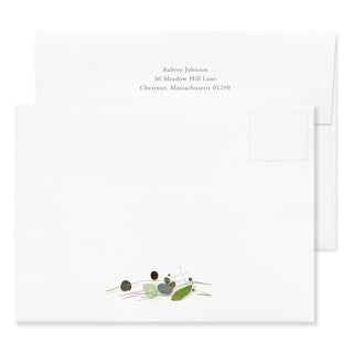 Blue Feather - Signature Note Cards
