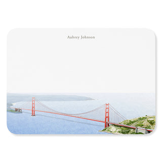 Golden Gate Bridge - Signature Note Cards
