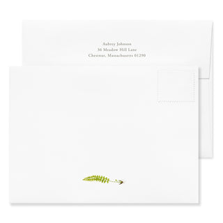 Flowers and Ferns - Signature Note Cards