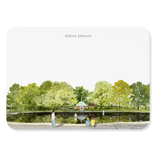 Model Boat Pond - Signature Note Cards