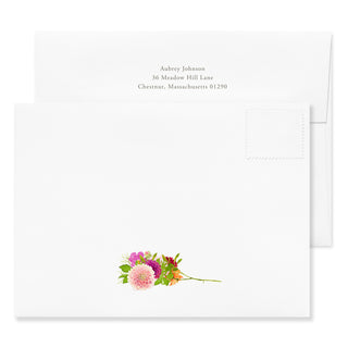 Autumn Dahlias - Signature Note Cards