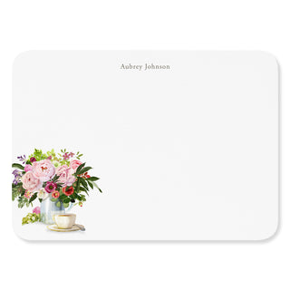 Tea with Flowers - Signature Note Cards