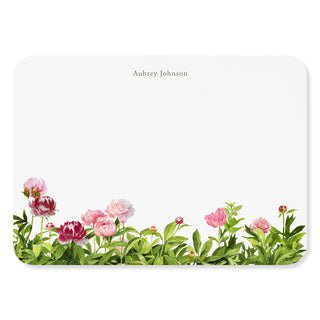 Garden Peonies - Signature Note Cards