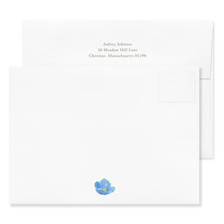 Blue Poppies - Signature Note Cards