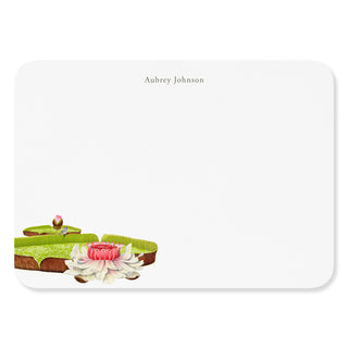 Victoria Water Lilies - Signature Note Cards