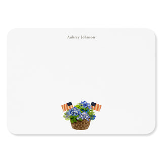 Hydrangea Basket - Signature Note Cards