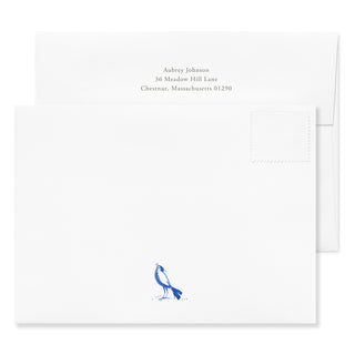 Delftware Flower - Signature Note Cards